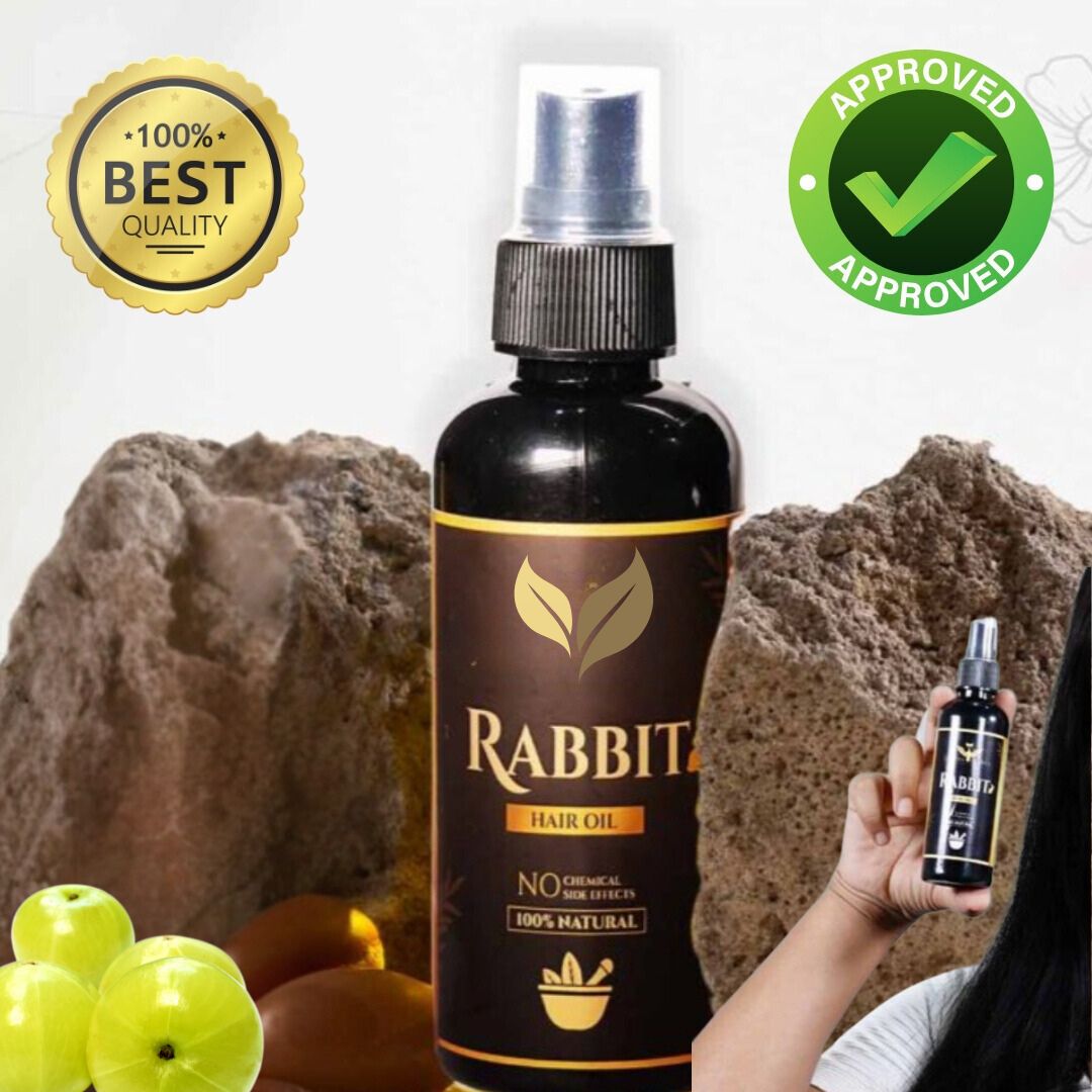 ⭐Rabbit Hair Growth Oil (Pack of 2) 🔥 BUY 1 GET 1 FREE 🔥 SALE 50% OFF🔥