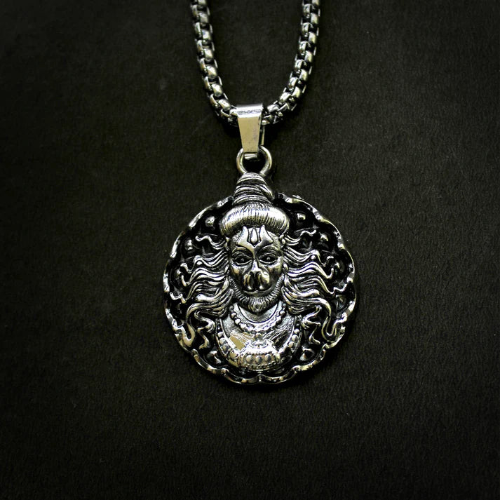 🌟 Men’s Silver Chain with Hanuman Pendant 🌟🙏 |🔥50% Off 🔥| 🏹Jai shree Ram🏹| Free Shipping 🚚|⭐⭐⭐⭐⭐