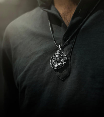 🌟 Men’s Silver Chain with Hanuman Pendant 🌟🙏 |🔥50% Off 🔥| 🏹Jai shree Ram🏹| Free Shipping 🚚|⭐⭐⭐⭐⭐