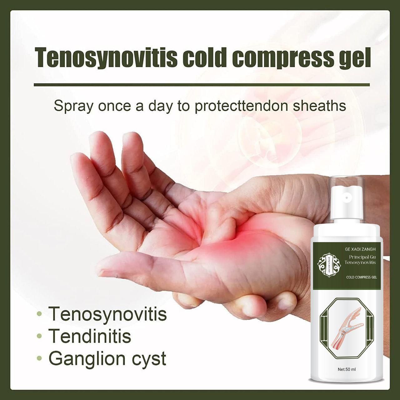 Principal Gu Tenosynovitis Cold Compress Gel 50ML (Pack of 2)