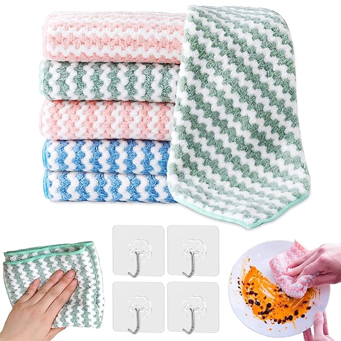 Microfiber Soft Multi-Purpose Cleaning Cloths (Pack of 10)