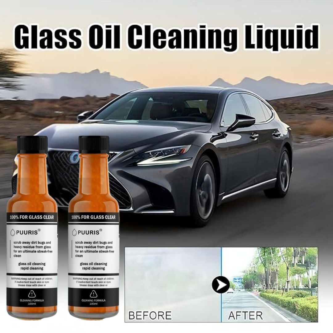 🔥 Limited Time Offer! 🔥 Buy 1 Get 1 Free! 🛒 🚀 Glass Cleaning Agent - Powerful Stain Remover (100ml) 🔥