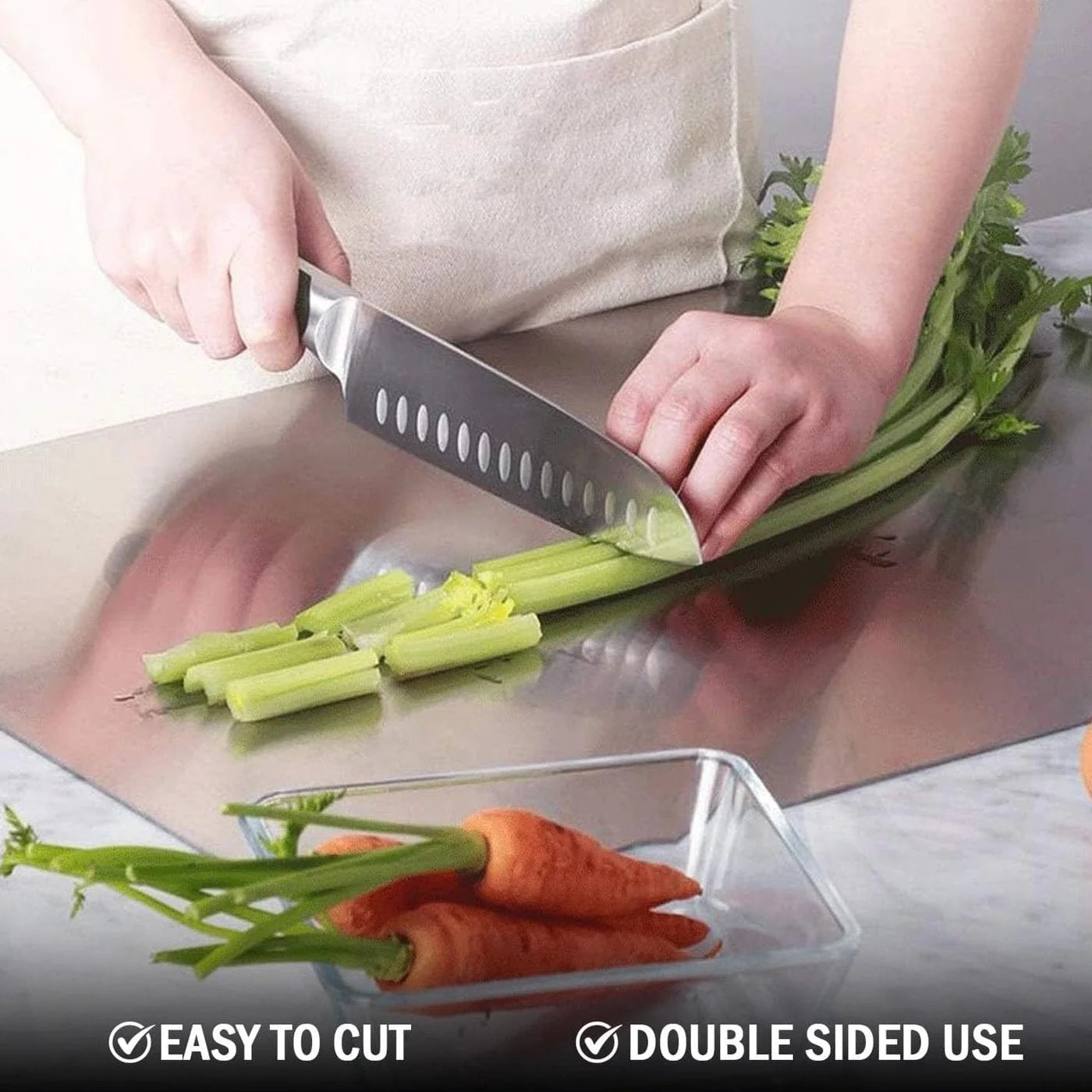 Best Quality  Stainless Steel Cutting Chopping Board for Fruit, Vegetable and Kitchen Chopping